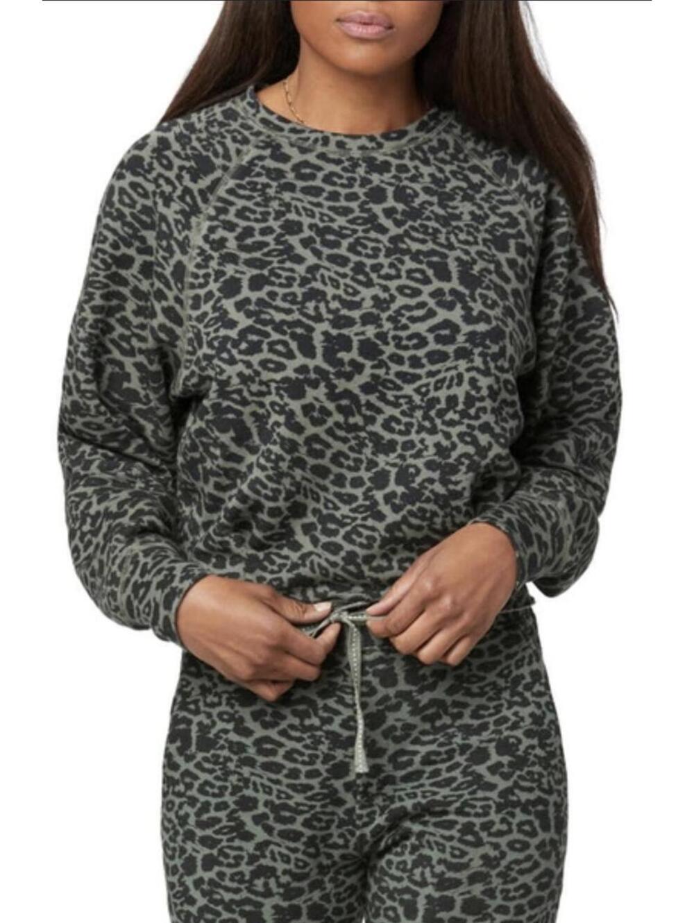 Joe's Lola Animal Print Sweatshirt (L)